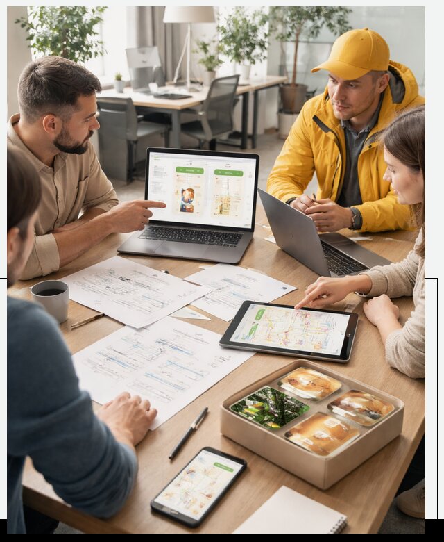 Разработка агрегатора доставки еды в Советской Гавани от 15584 р., АвикейСвс